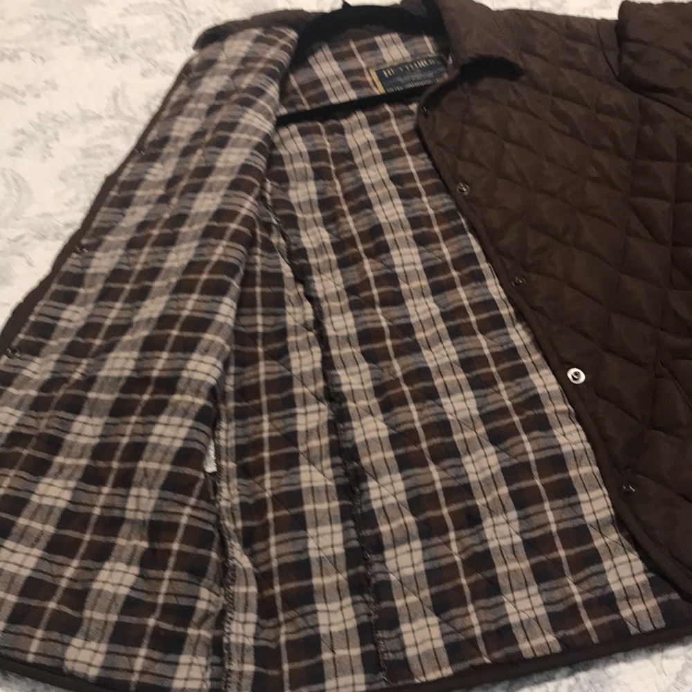 Quilted brown jacket - Picture 2 of 4